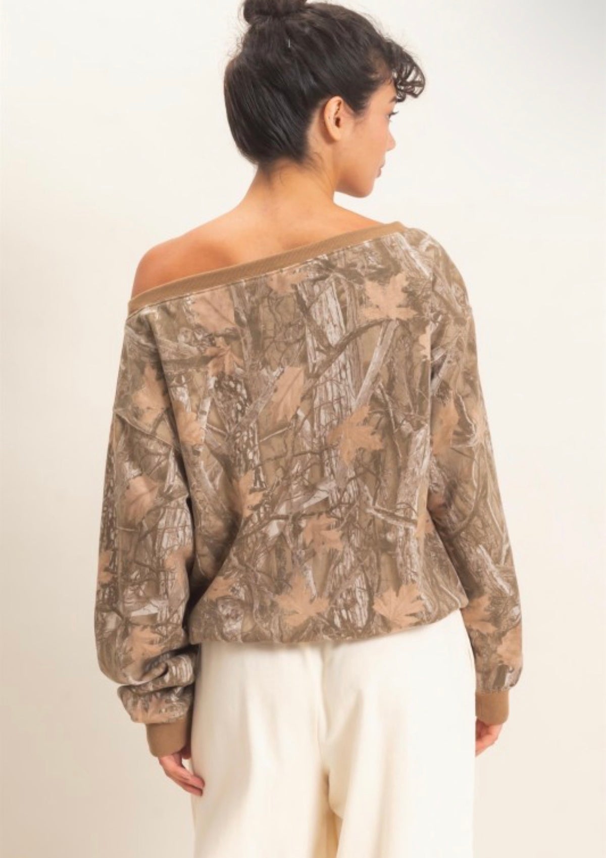 Lost In The Mountains Camo Sweatshirt