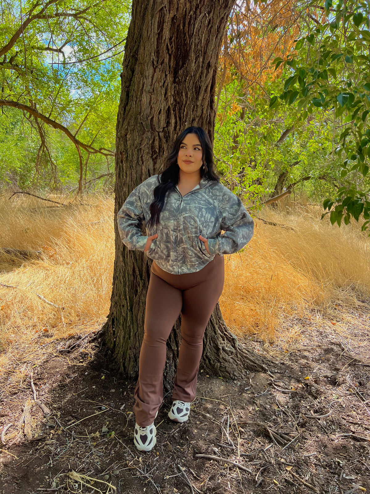 Camo Princess Hoodie (Olive)