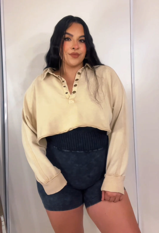 Your Obsession Cropped Pullover