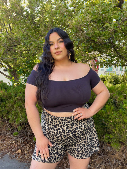 Essential Off Shoulder Top (Black)