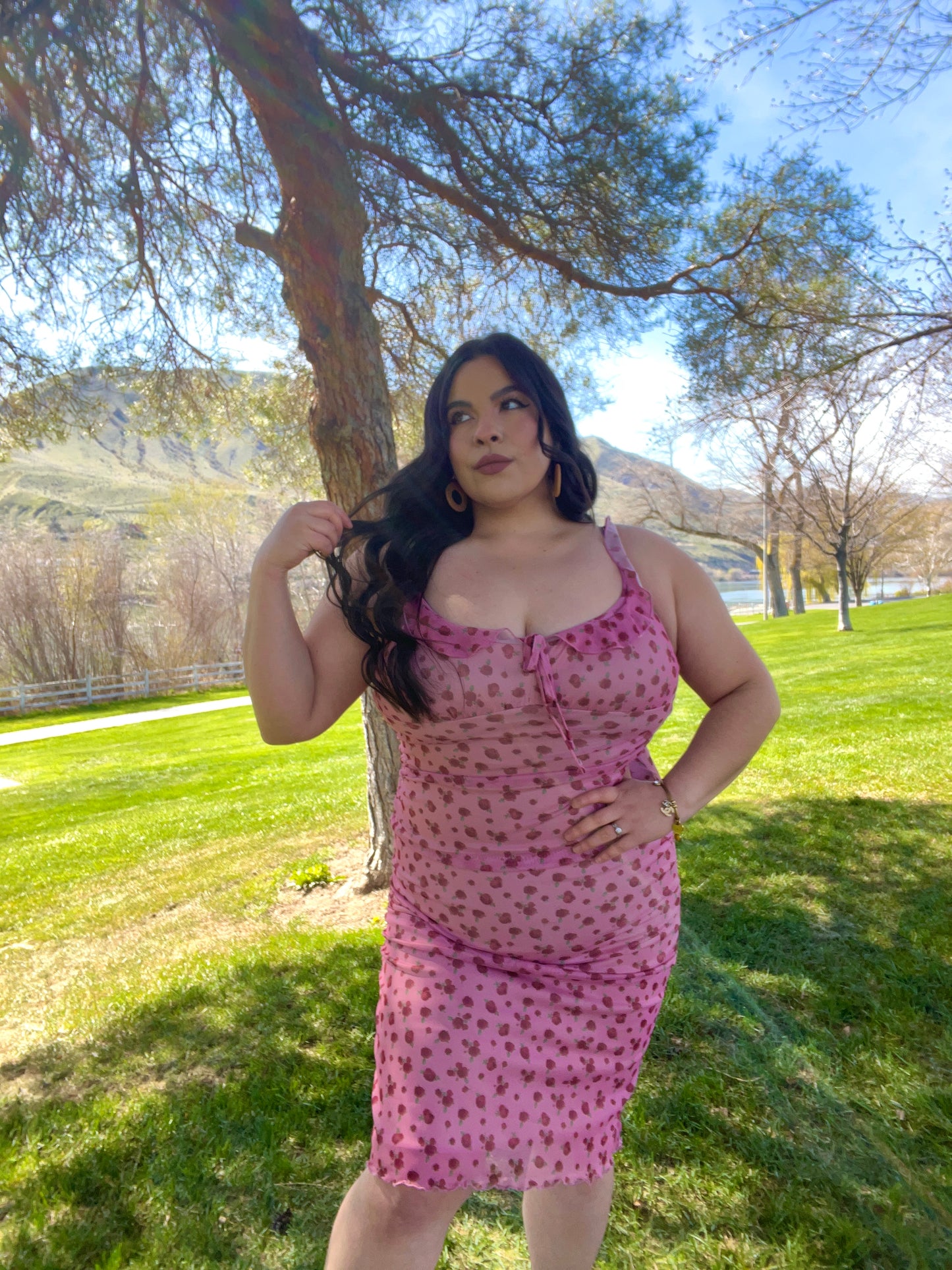 Bouquet Of Flowers Dress (Rose)