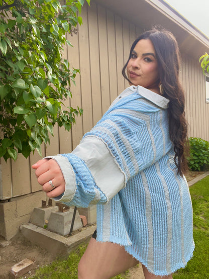 Blue Skies Crochet Top