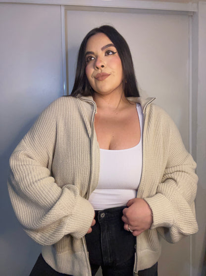 Your Fave Knit Zip Up