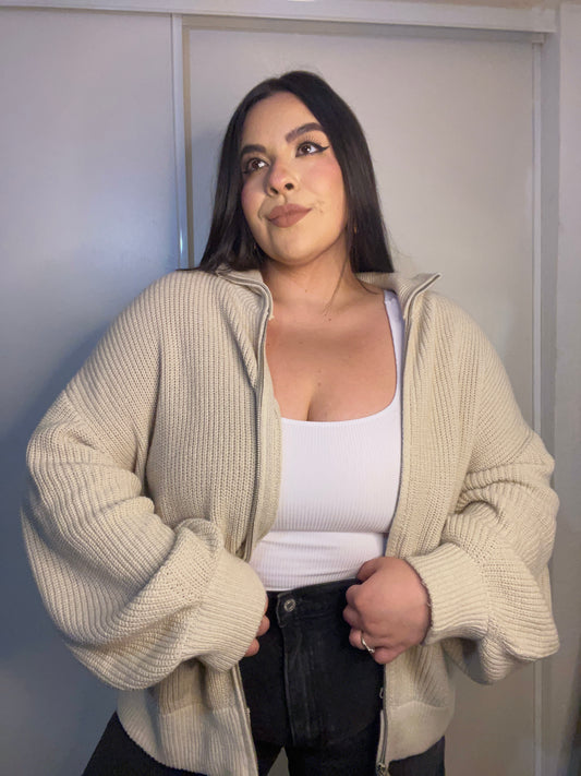 Your Fave Knit Zip Up