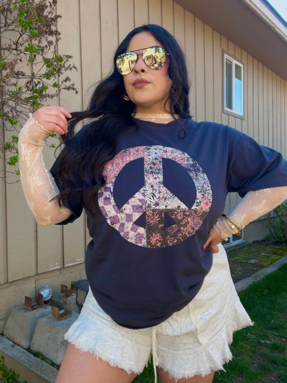 Peace Patchwork Tee