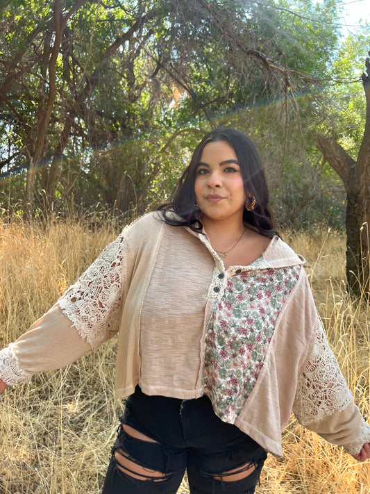 Gorgeous Blossom Boho Top