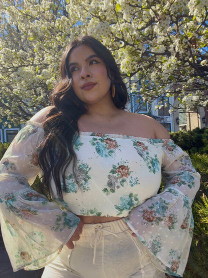 Heaven Sent Floral Top