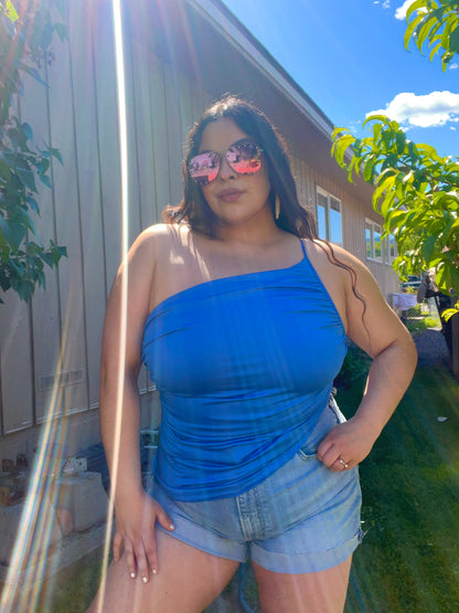Ponte Linda Top (Blue)