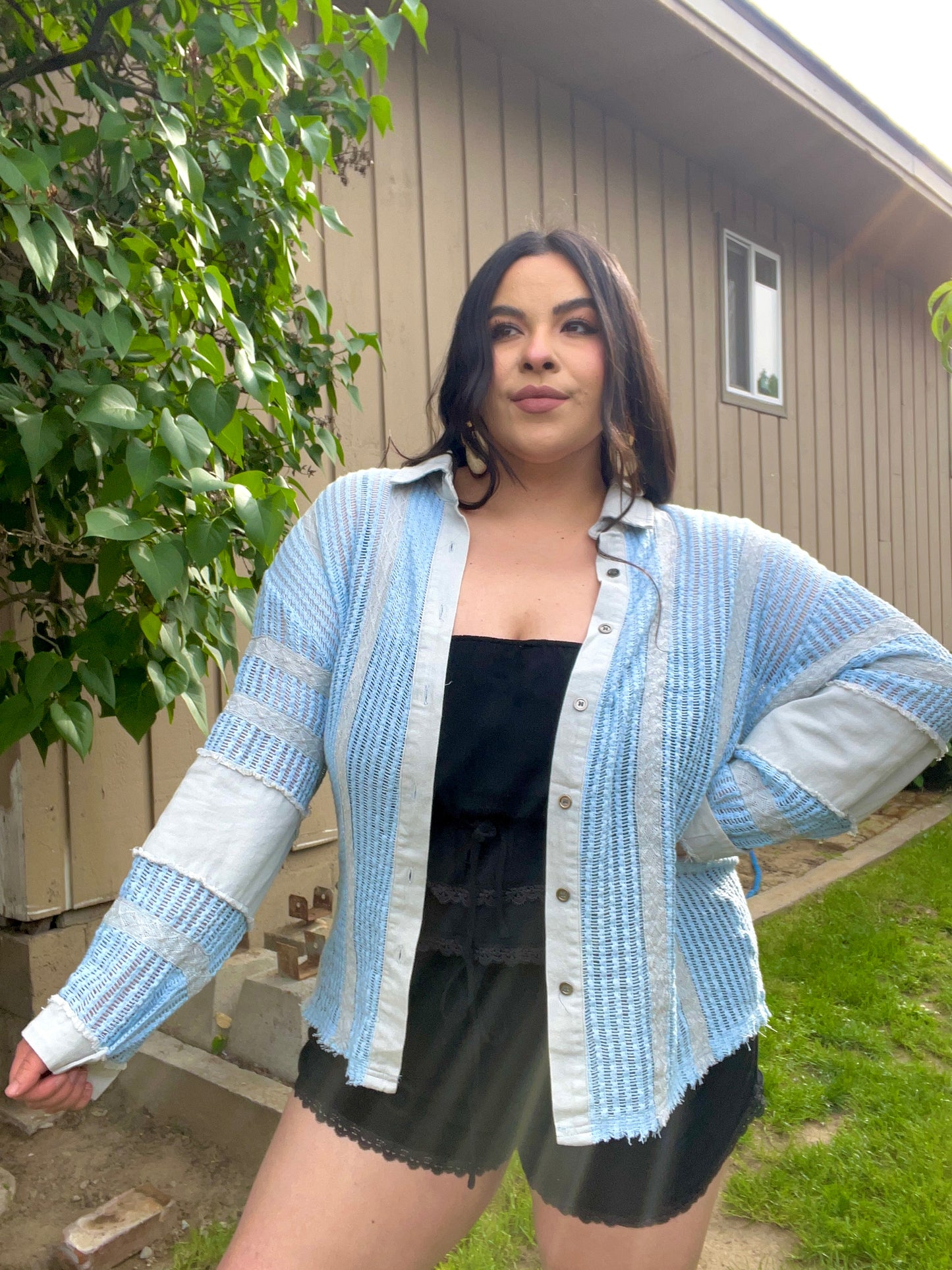 Blue Skies Crochet Top