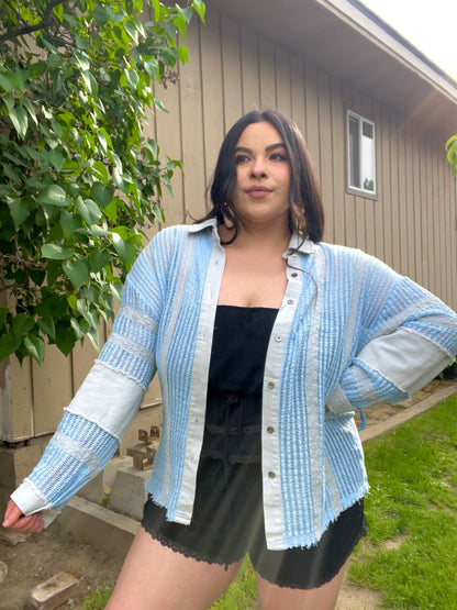 Blue Skies Crochet Top