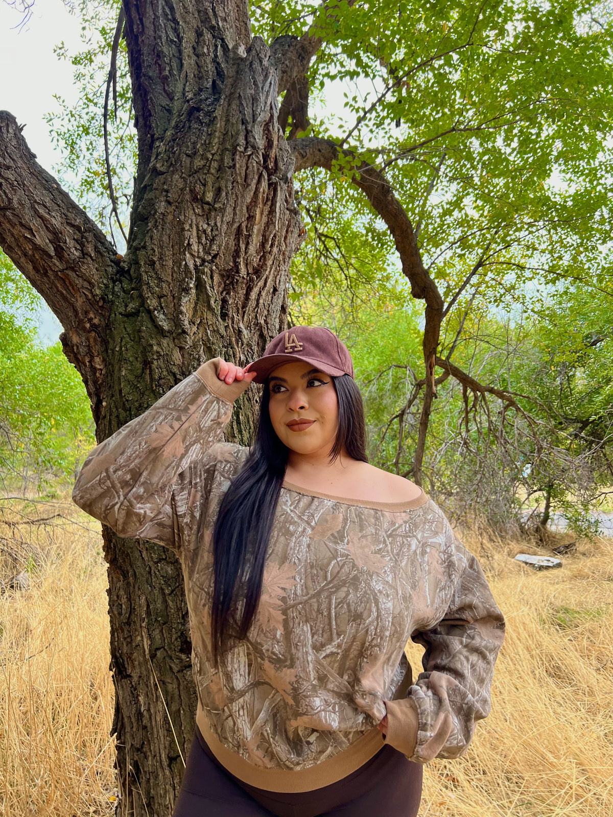 Lost In The Mountains Camo Sweatshirt