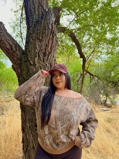 Lost In The Mountains Camo Sweatshirt