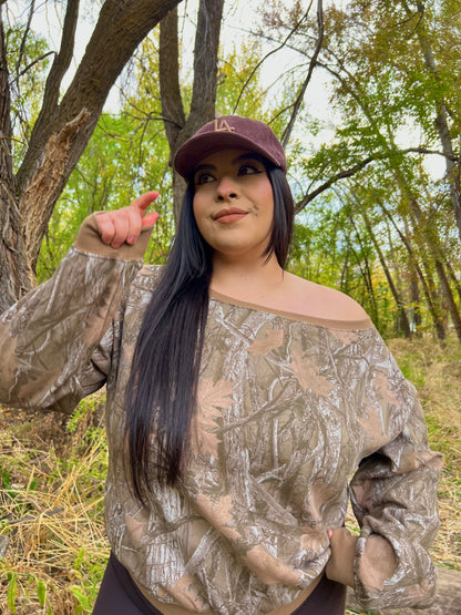 Lost In The Mountains Camo Sweatshirt