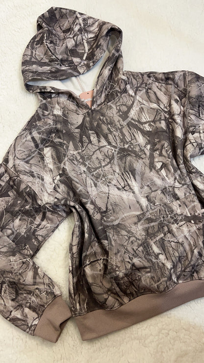 Woodland Camo Hoodie (Gray)