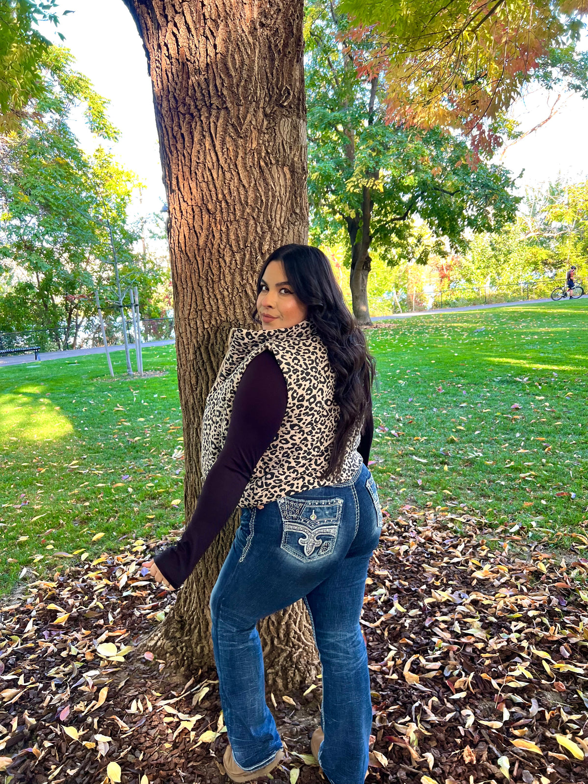Cheetah Girl Puffer Vest