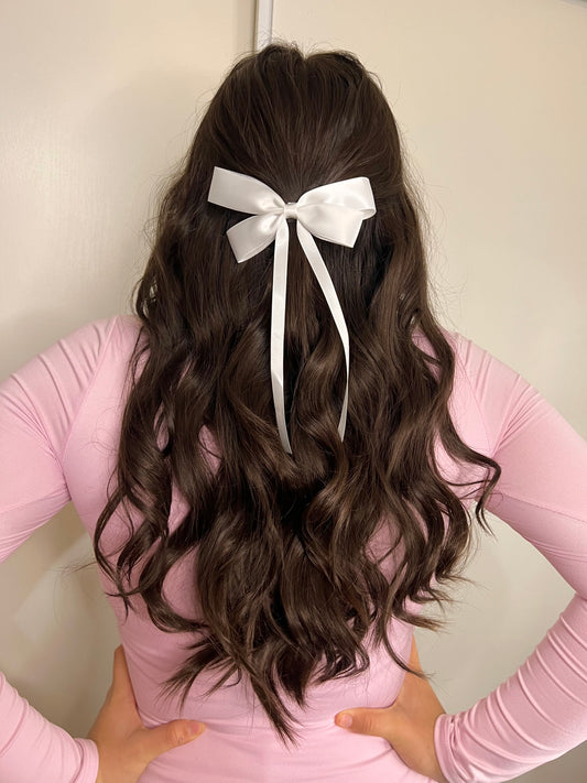 Satin Bow (White)