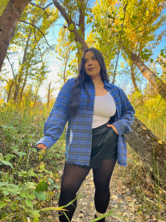 Thalia Leather Skort