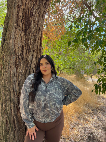 Camo Princess Hoodie (Olive)