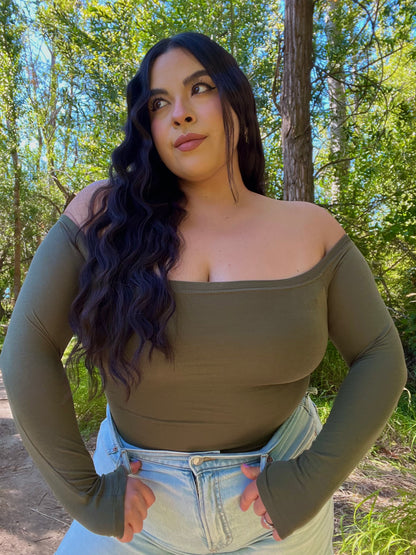Ali Bodysuit (Olive)