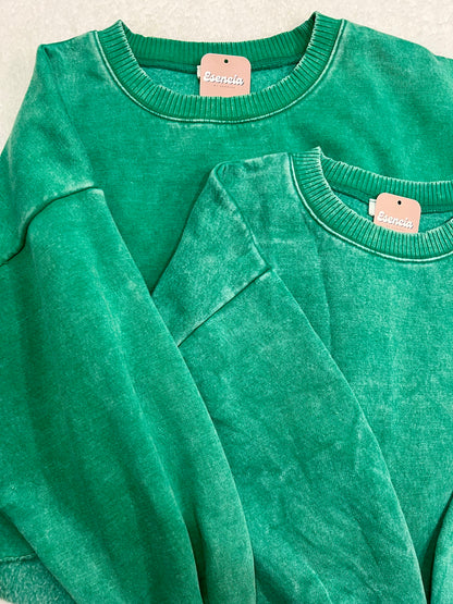 In My Vibe Crewneck (Kelly Green)