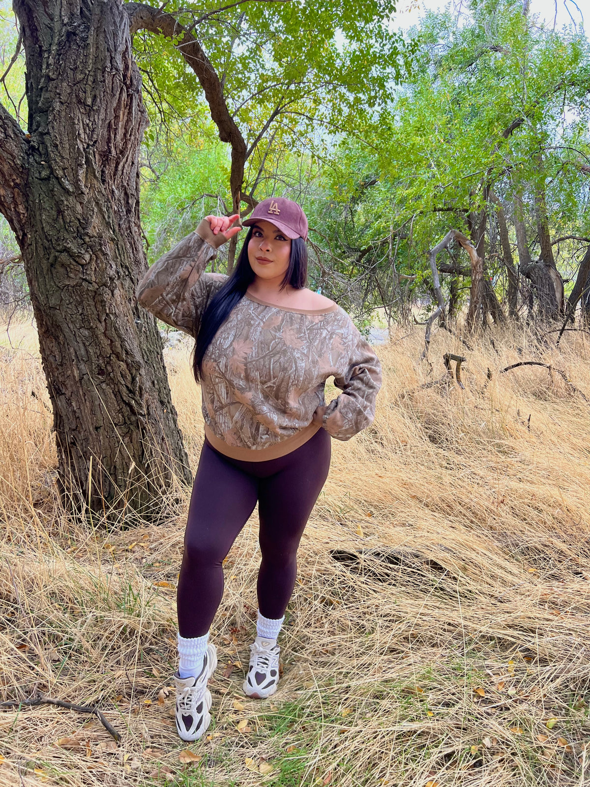 Lost In The Mountains Camo Sweatshirt