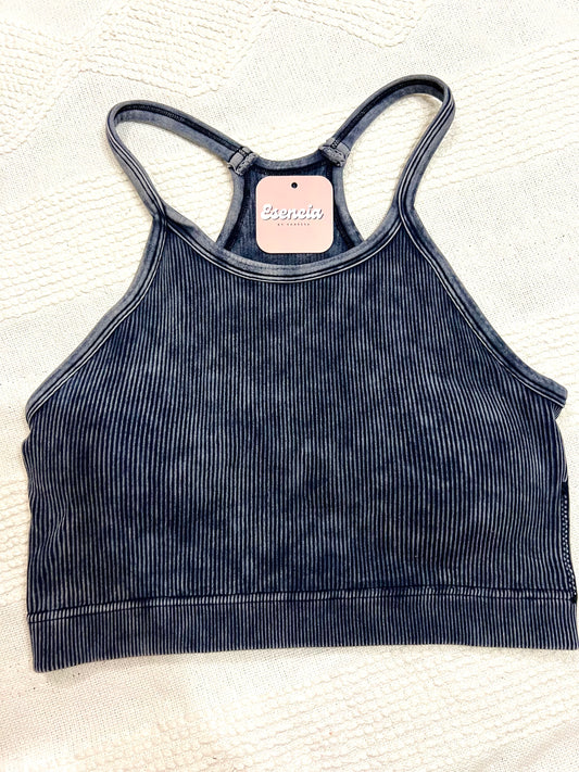 Vane Washed Tank (Black)