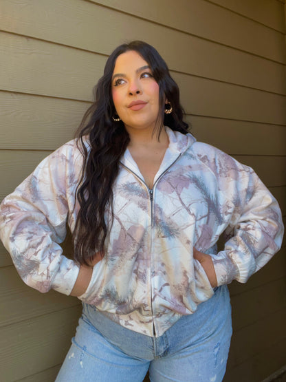 Camo Princess Hoodie (White)