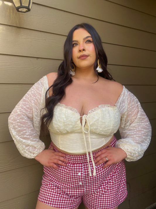 Alas De Angel Lace Top