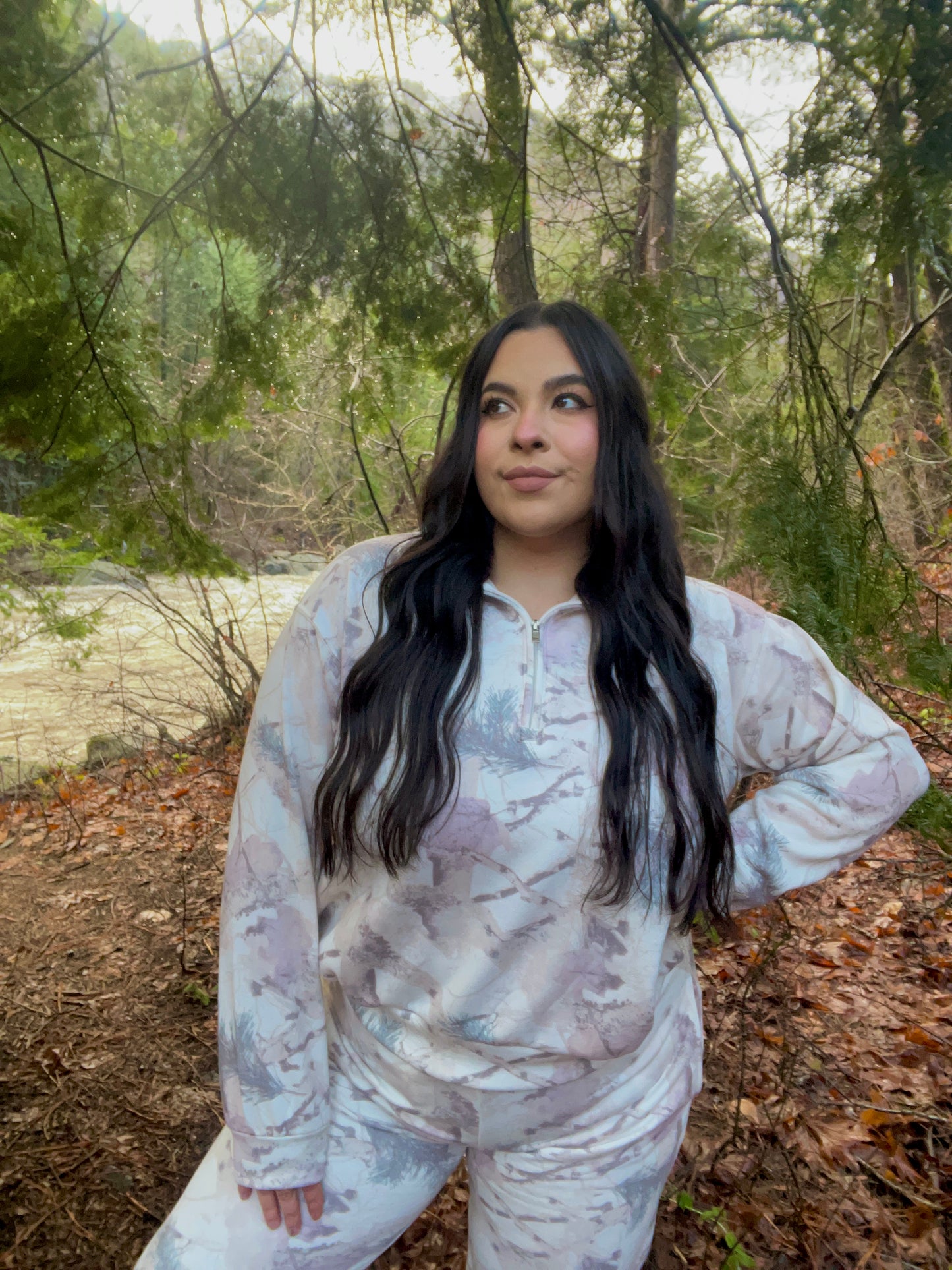 Camo Princess 1/2 Zip