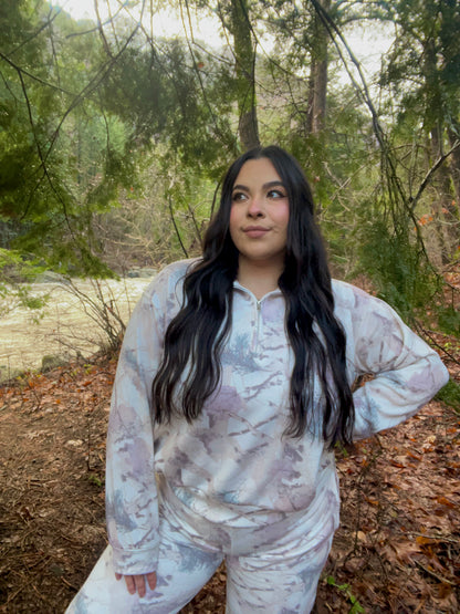 Camo Princess 1/2 Zip