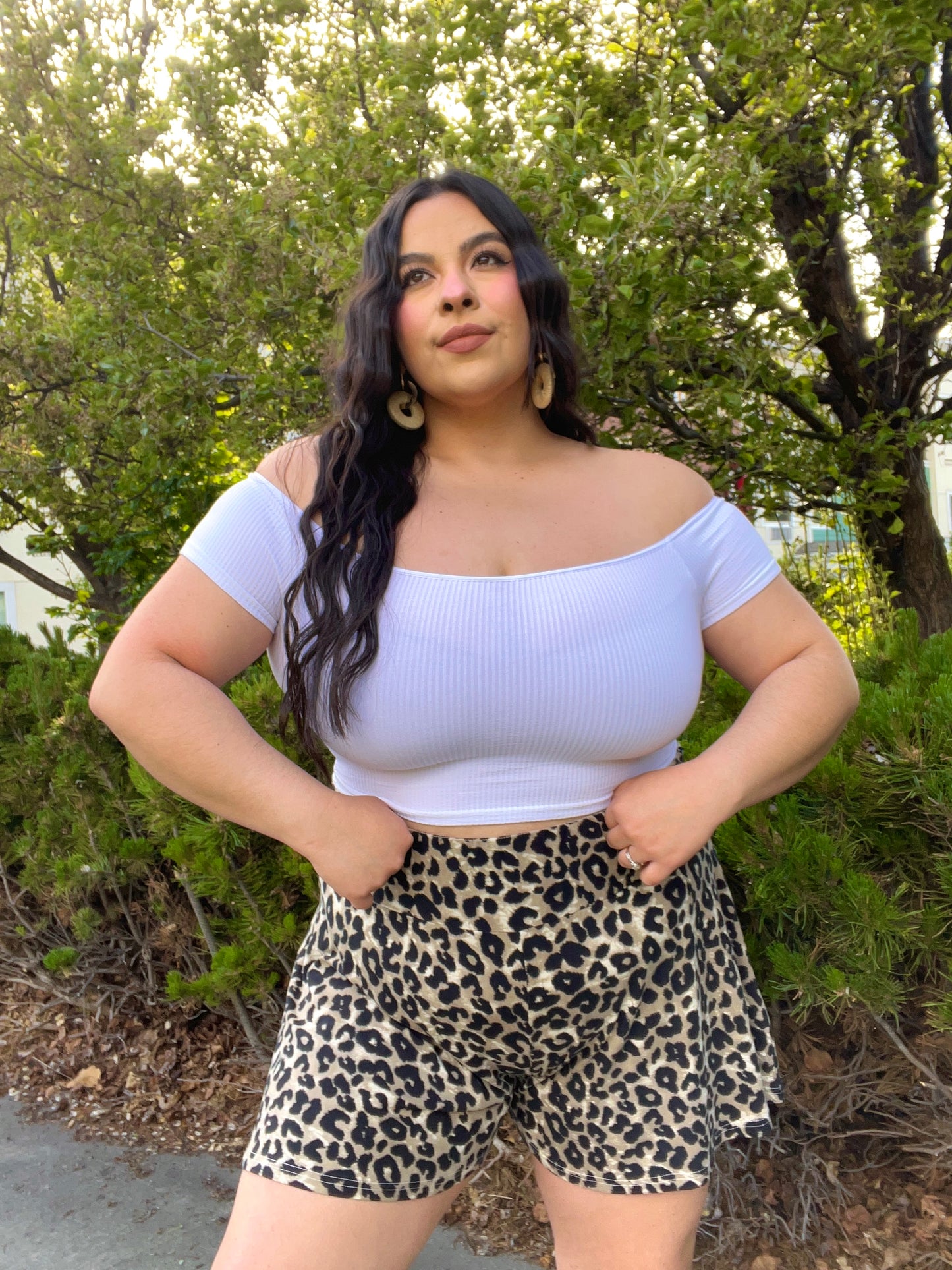 Essential Off Shoulder Top (White)