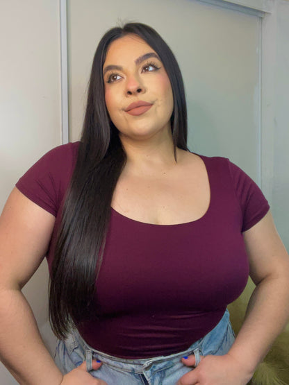 Isabella Bodysuit (Plum)