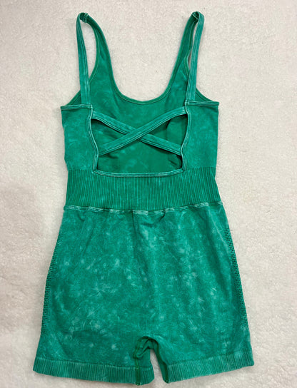 (2 ROMPER BUNDLE) Effortless mineral wash rompers