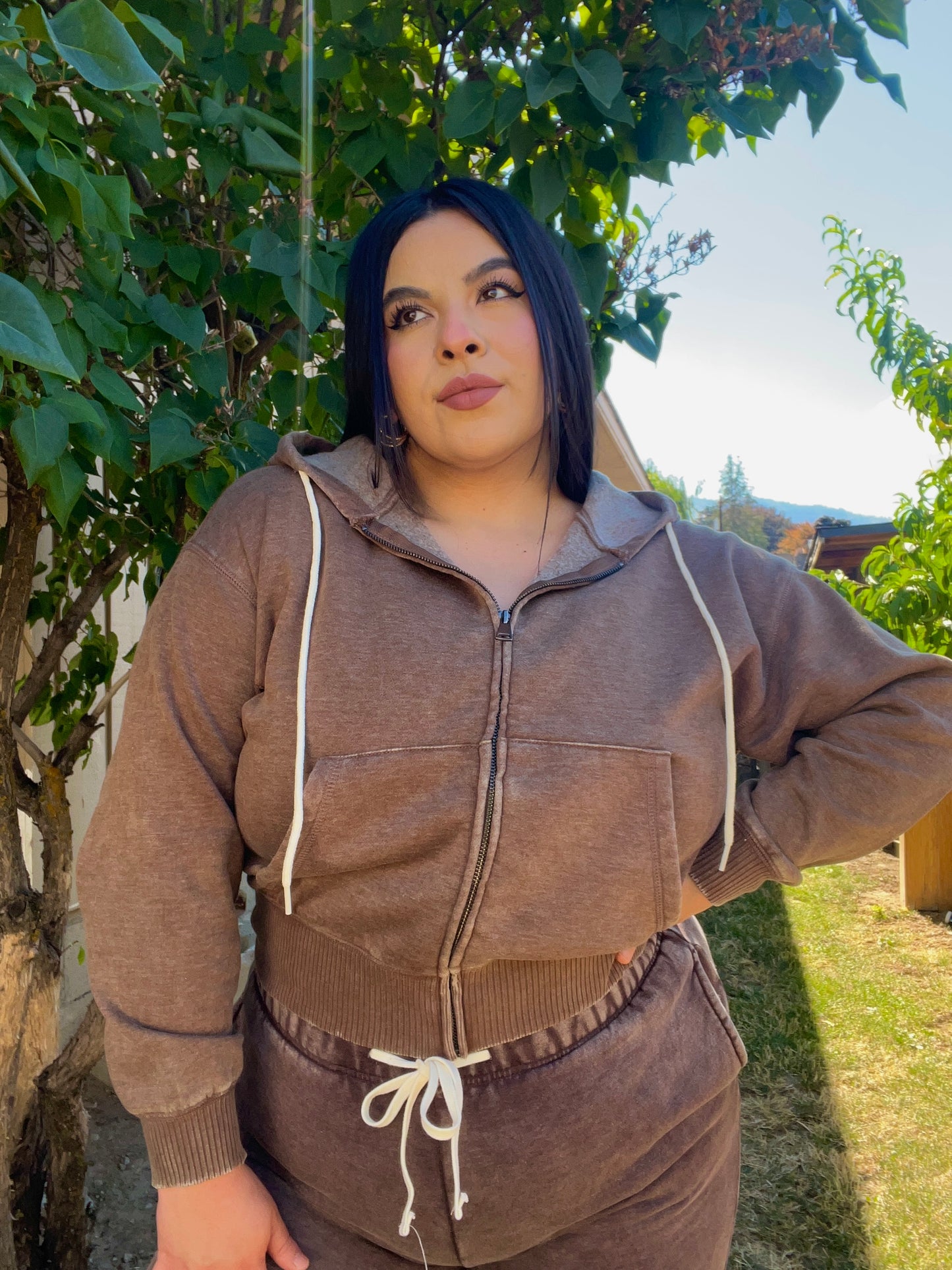 DND Washed Hoodie (Mocha)