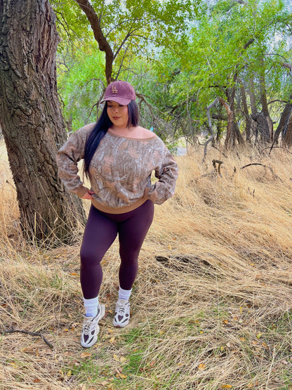 Lost In The Mountains Camo Sweatshirt