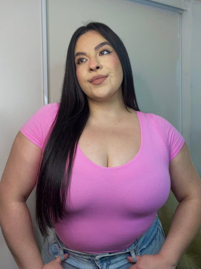 Gisselle V Neck Bodysuit