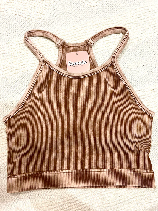 Vane Washed Tank (Camel)