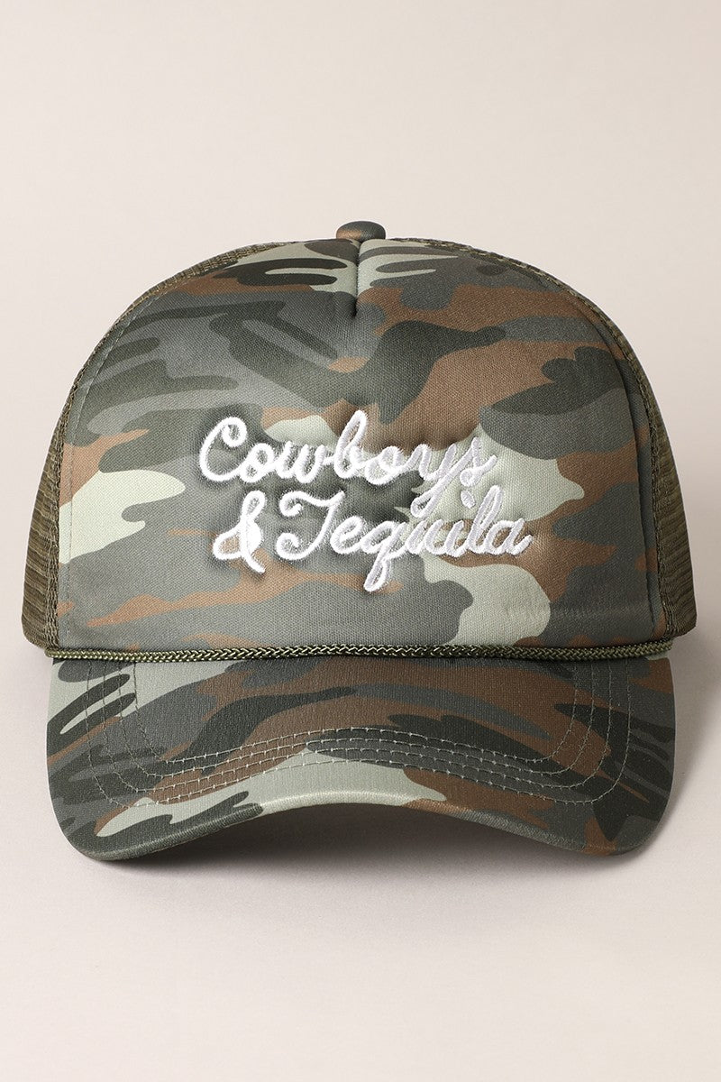 Cowboys & Tequila Trucker Hat