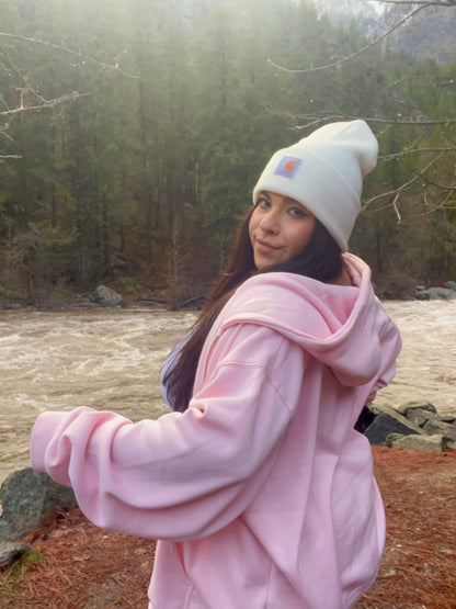 Essential Hoodie (Baby Pink)