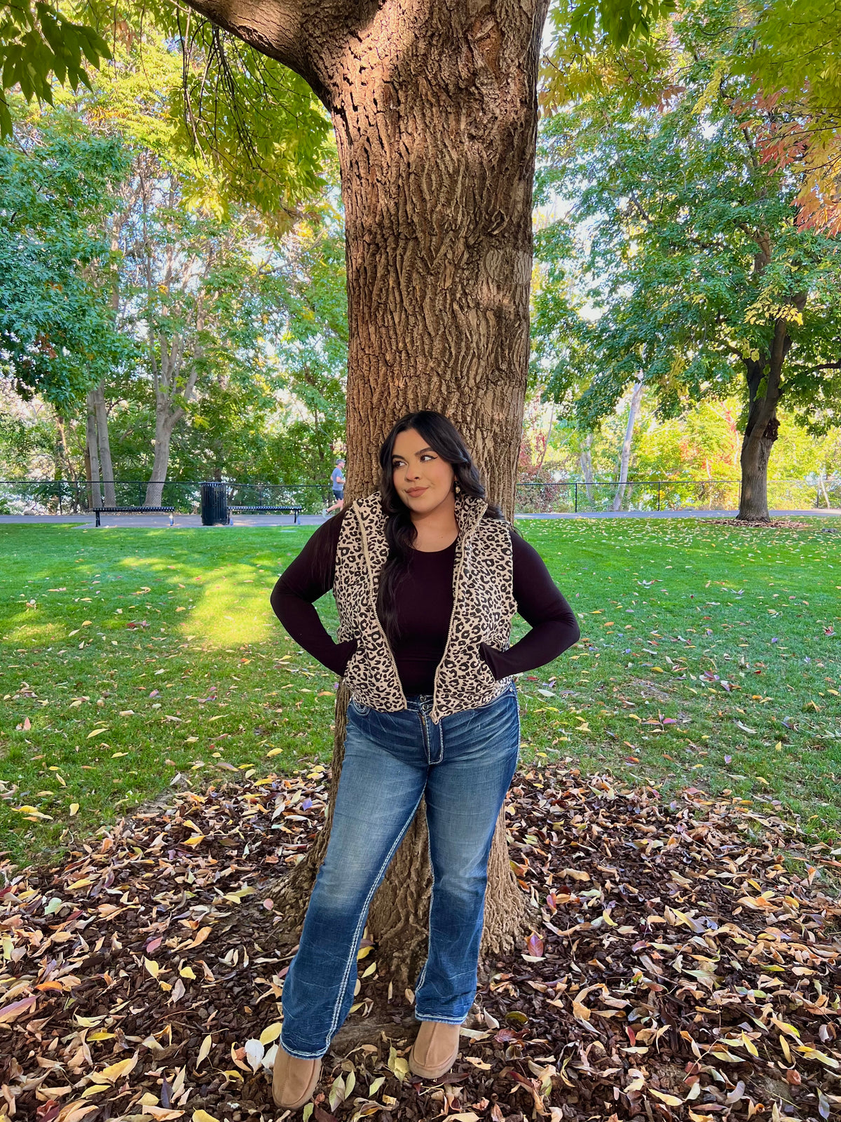 Cheetah Girl Puffer Vest