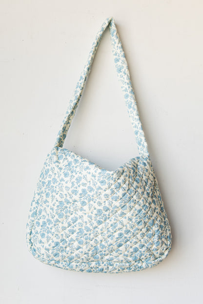 Como La Flor Tote Bag (Blue Floral)