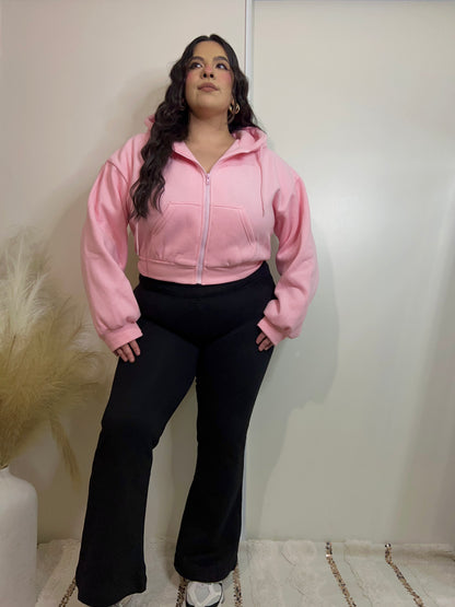 Everyday Flared Sweatpants (Black)